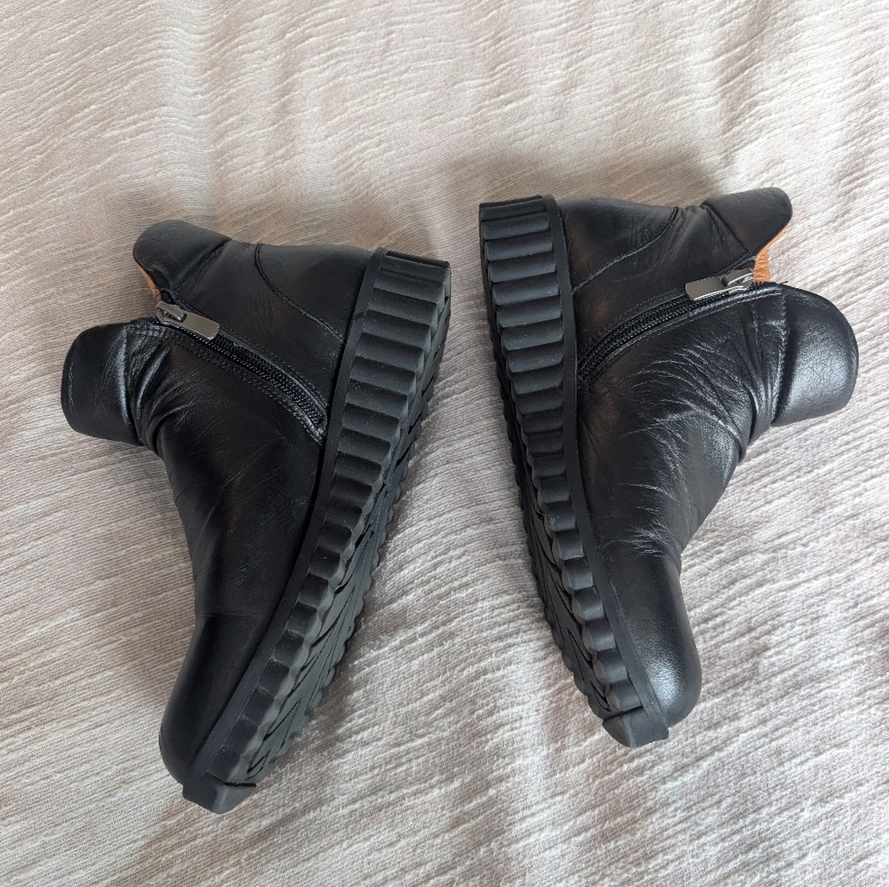 Biza “Eve” Leather Ankle Boots – Size 37 (US 6.5–7) - Picture 6 of 7